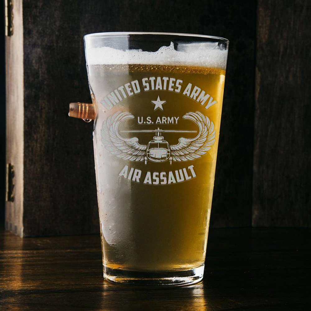 Army Air Assault Bullet Pint Glass