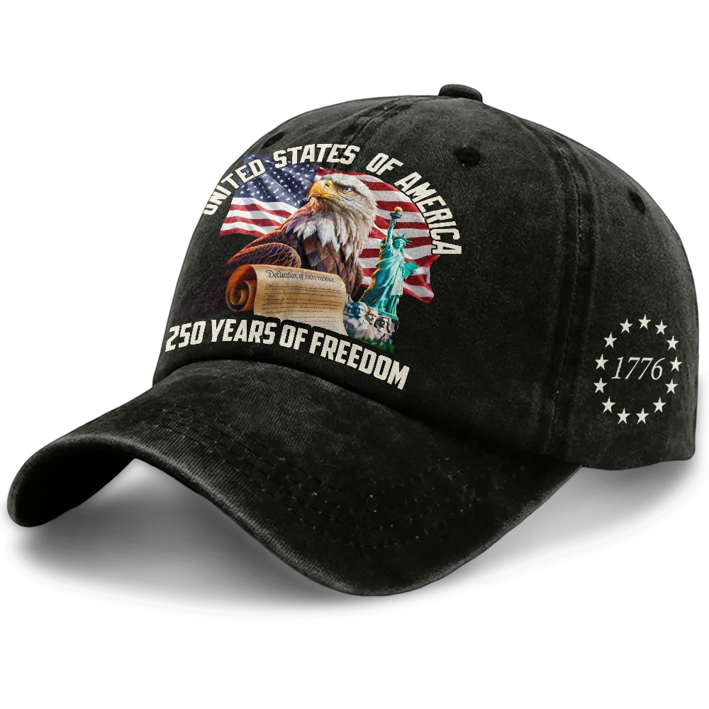 America 250th Anniversary Washed Cap