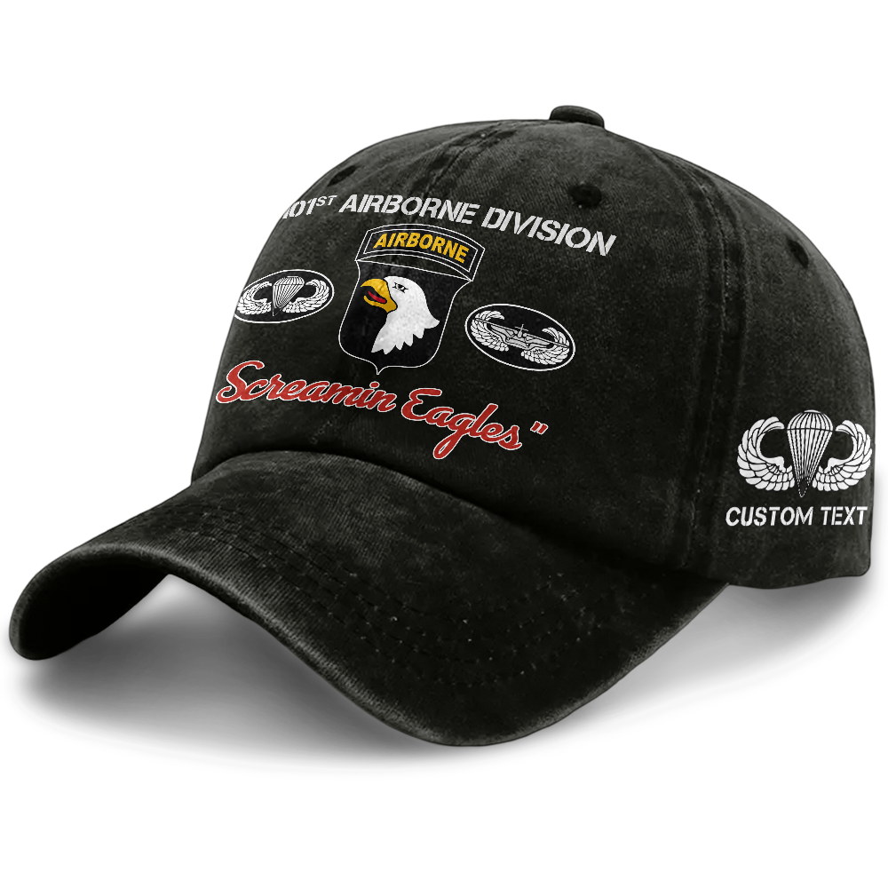 Airborne Screaming Eagles Washed Cap
