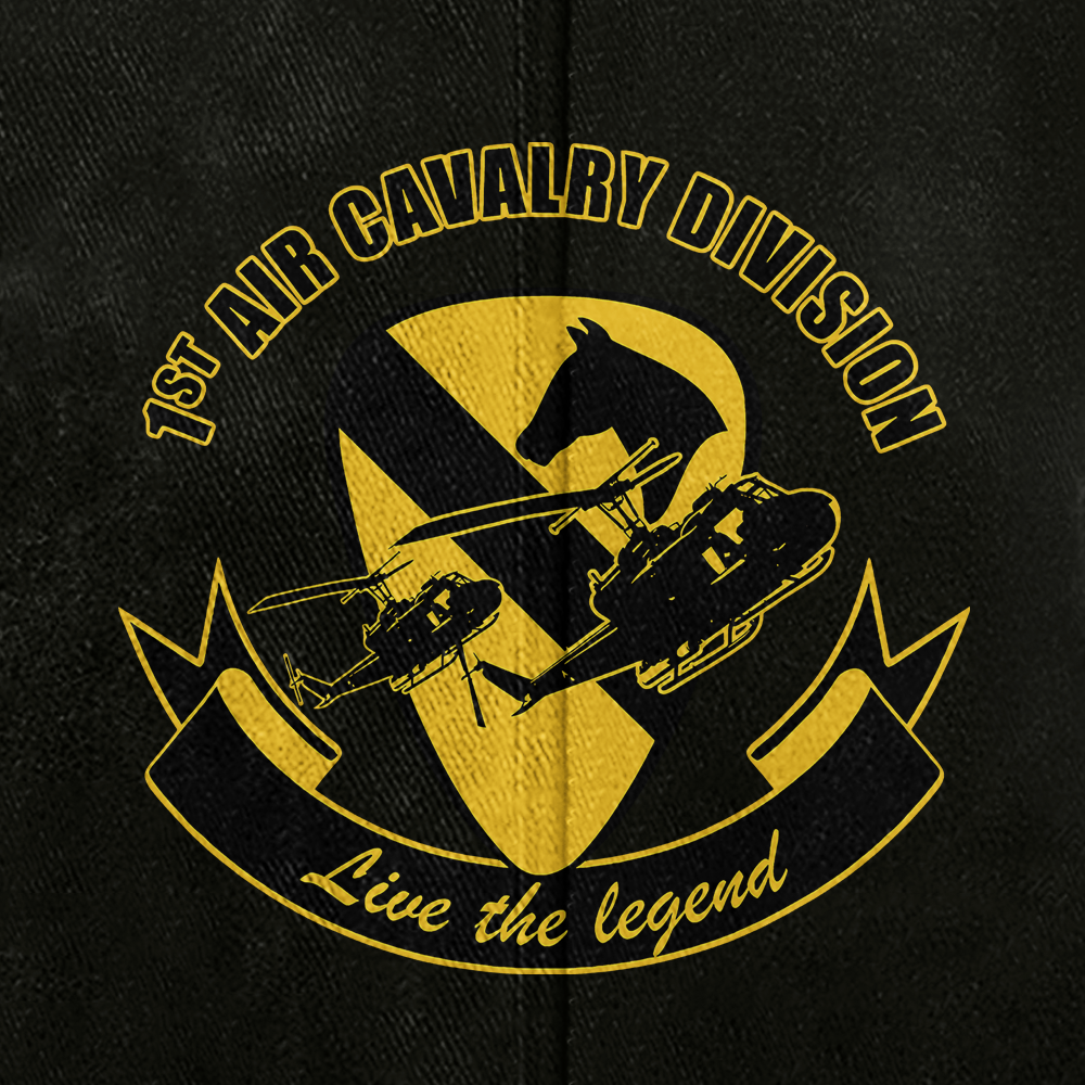 Personalizable Army 1st Cavalry Division Washed Cap