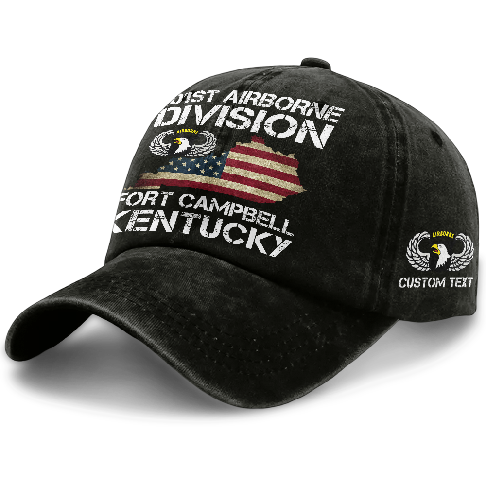 Airborne Fort Campbell Washed Cap