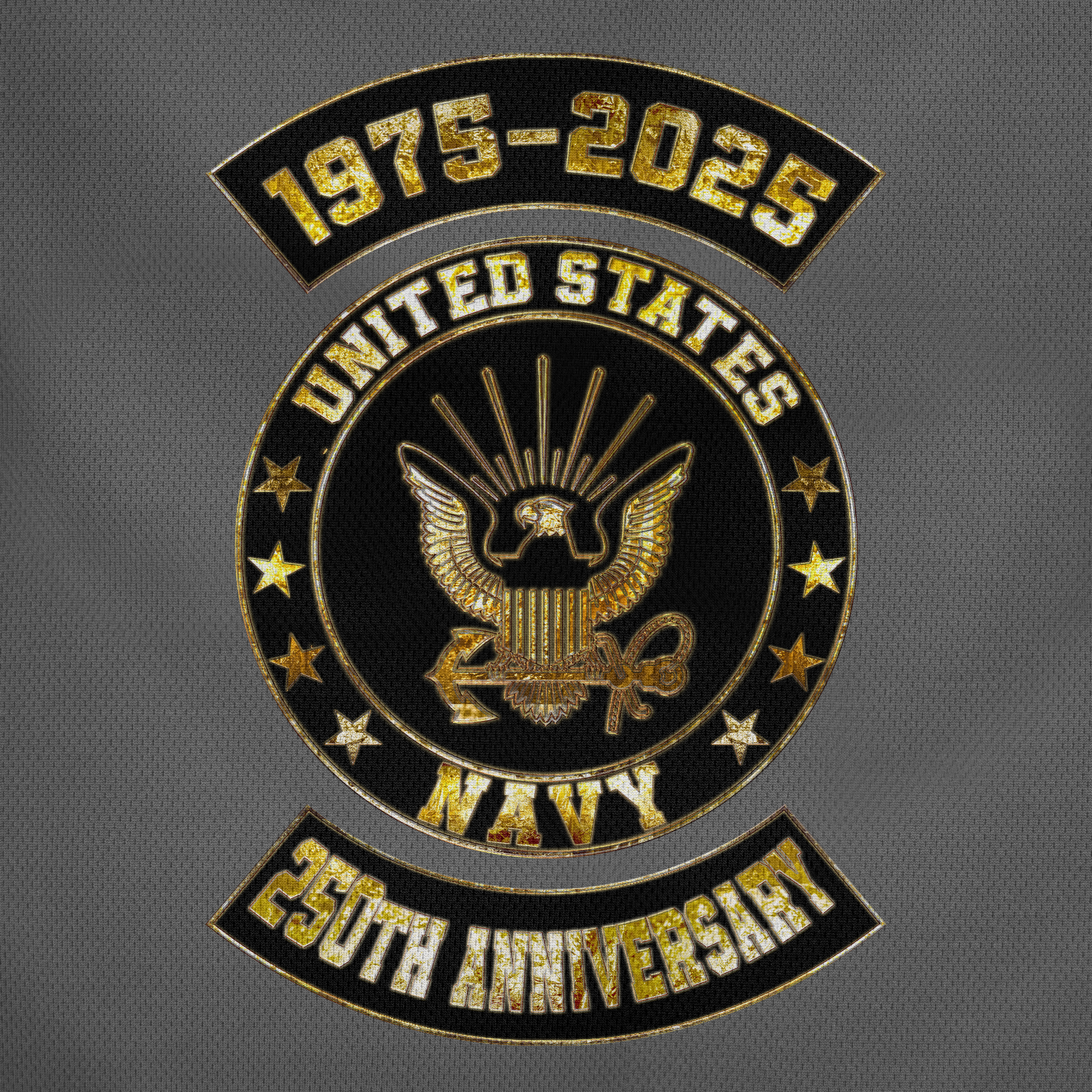 Navy 250th Anniversary Polo Shirt