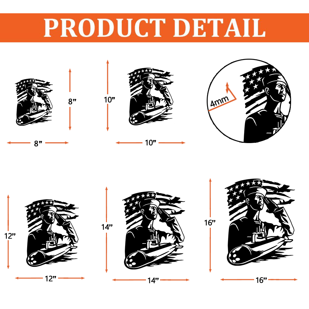 Navy Submarine Metal Sign Wall Art