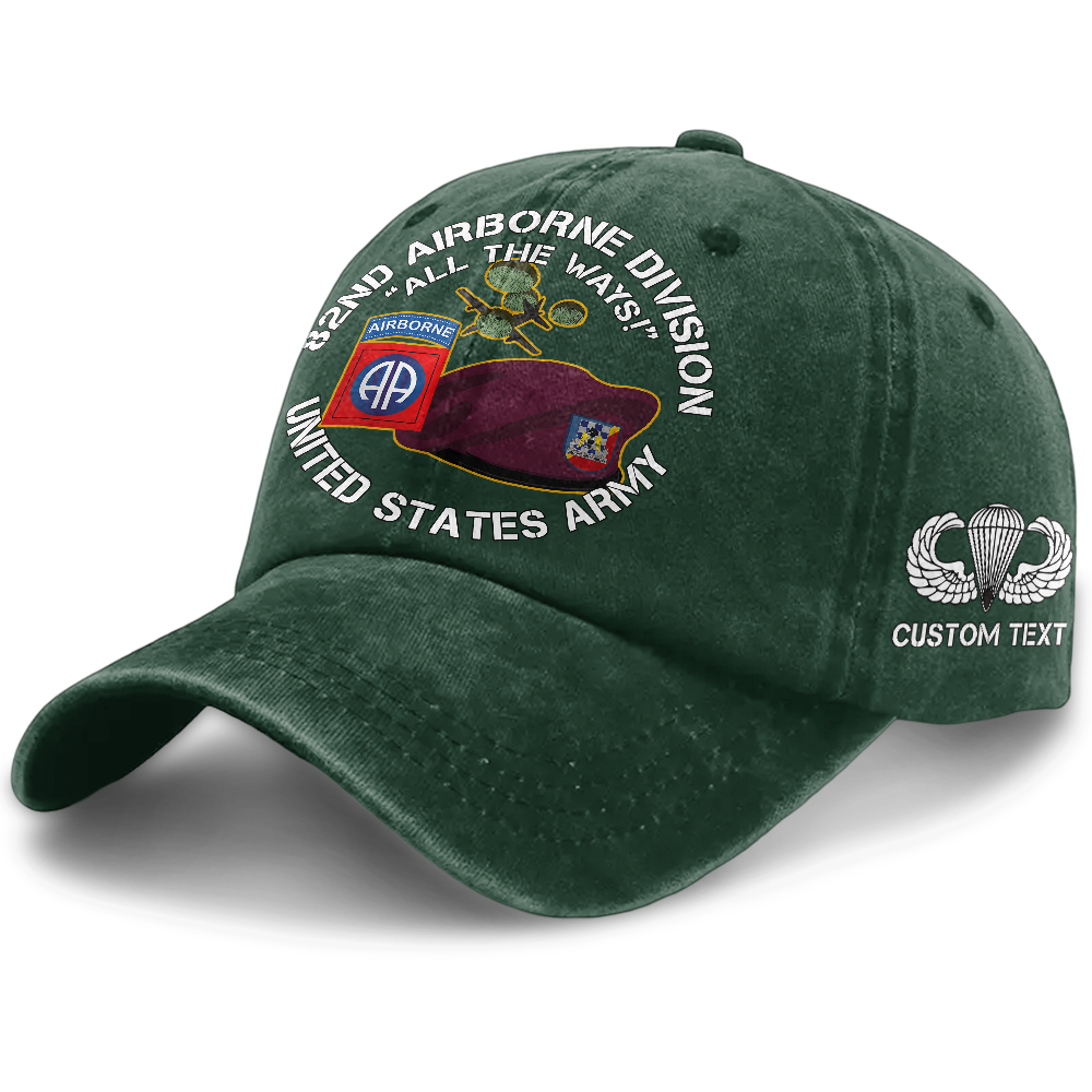 82nd Airborne All The Ways Washed Cap