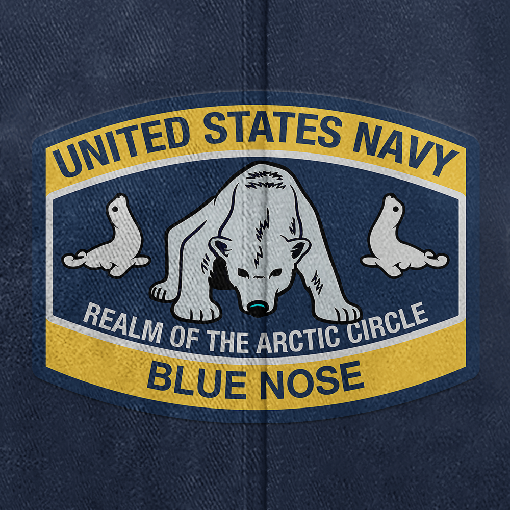 Personalizable Blue Nose Washed Cap