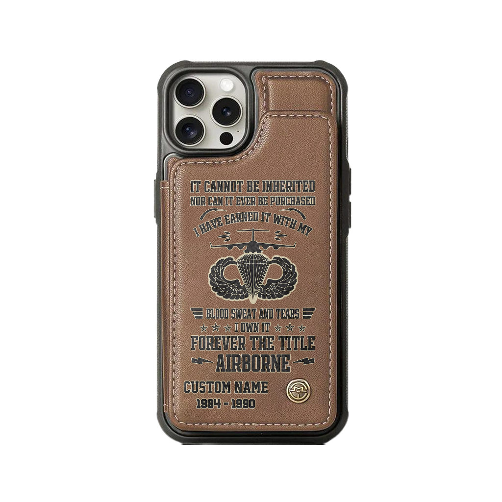 Personalizable I Own Forever The Title Airborne Wallet Phone Case