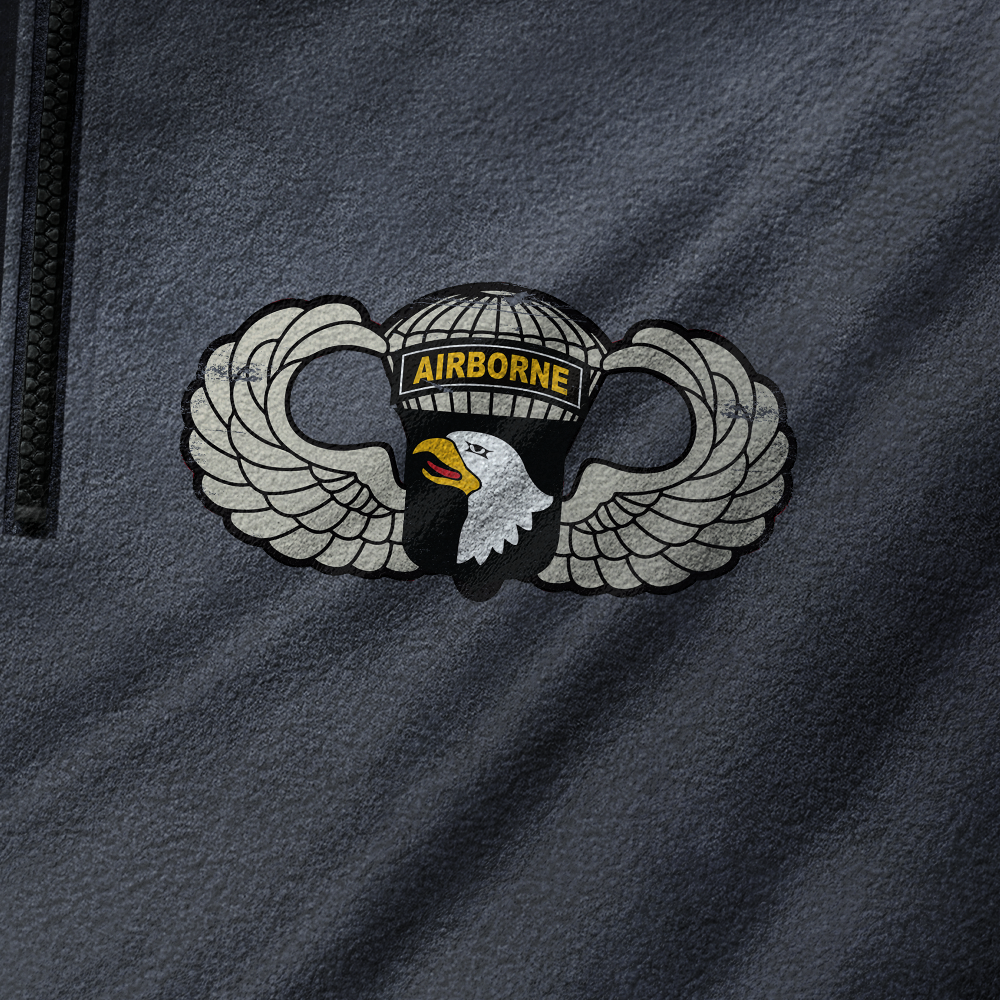 101st Airborne Division Half-Zip Raglan Sweatshirt
