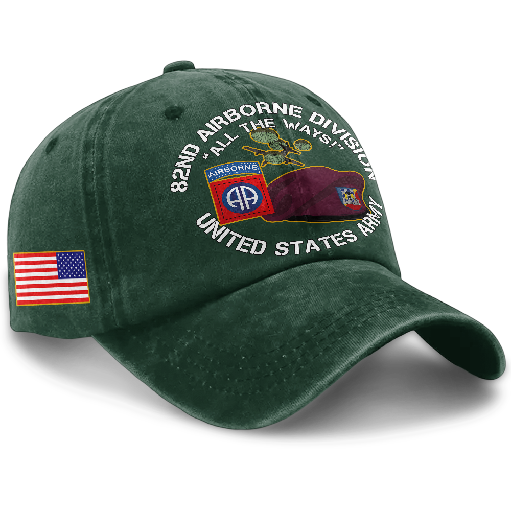 82nd Airborne All The Ways Washed Cap