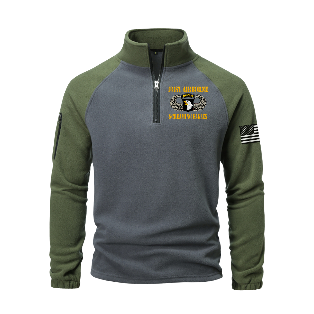 101st Airborne Division Half-Zip Raglan Sweatshirt