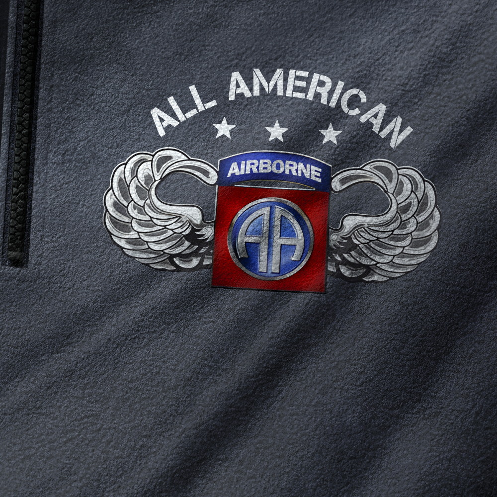 82nd Airborne Division Half-Zip Raglan Sweatshirt