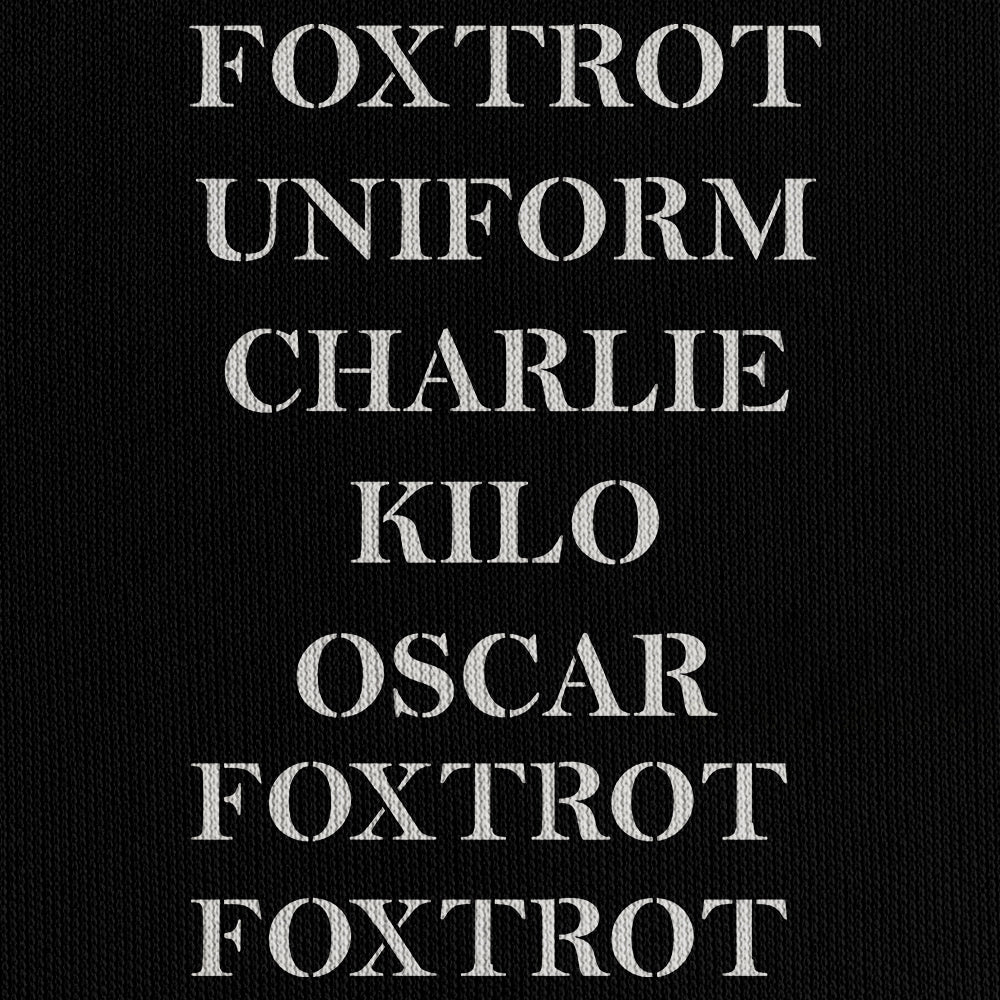 Veteran Foxtrot Uniform Quarter Zip Hoodie