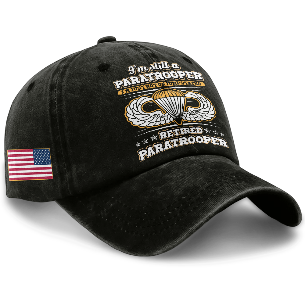 Airborne I'm Still A Paratrooper Washed Cap