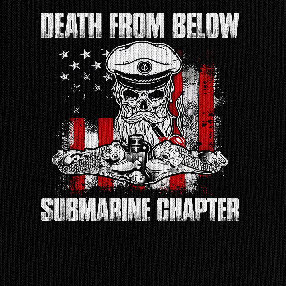 Navy Submarine Quarter Zip Hoodie