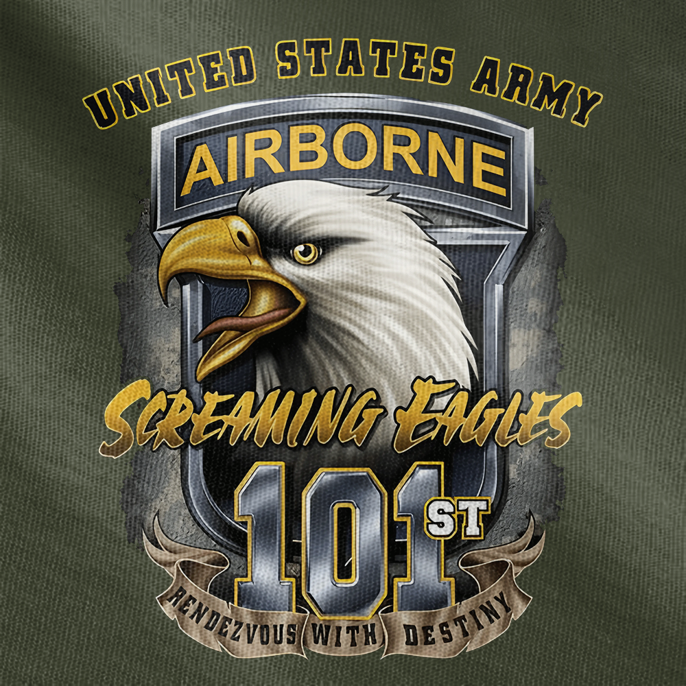 101st Airborne Screaming Eagles Tactical Polo Shirt