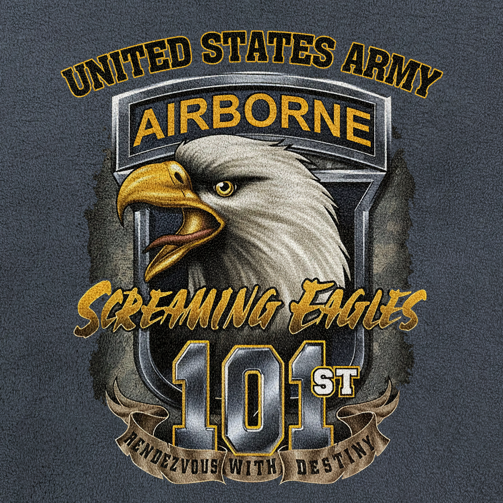 101st Airborne Division Half-Zip Raglan Sweatshirt