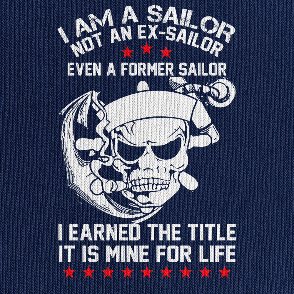 Personalizable I Am A Sailor Quarter Zip Hoodie