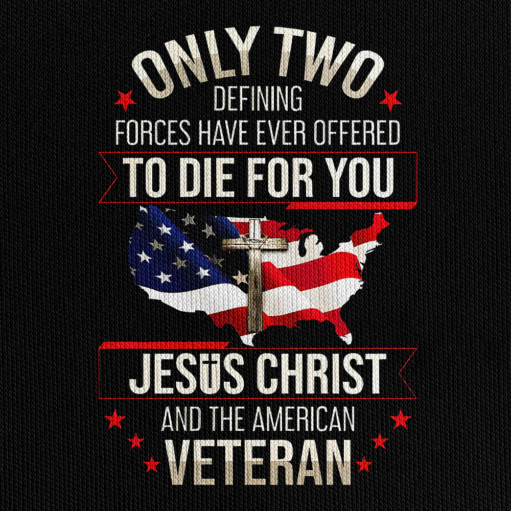 Jesus Christ And The American Veteran Quarter Zip Hoodie