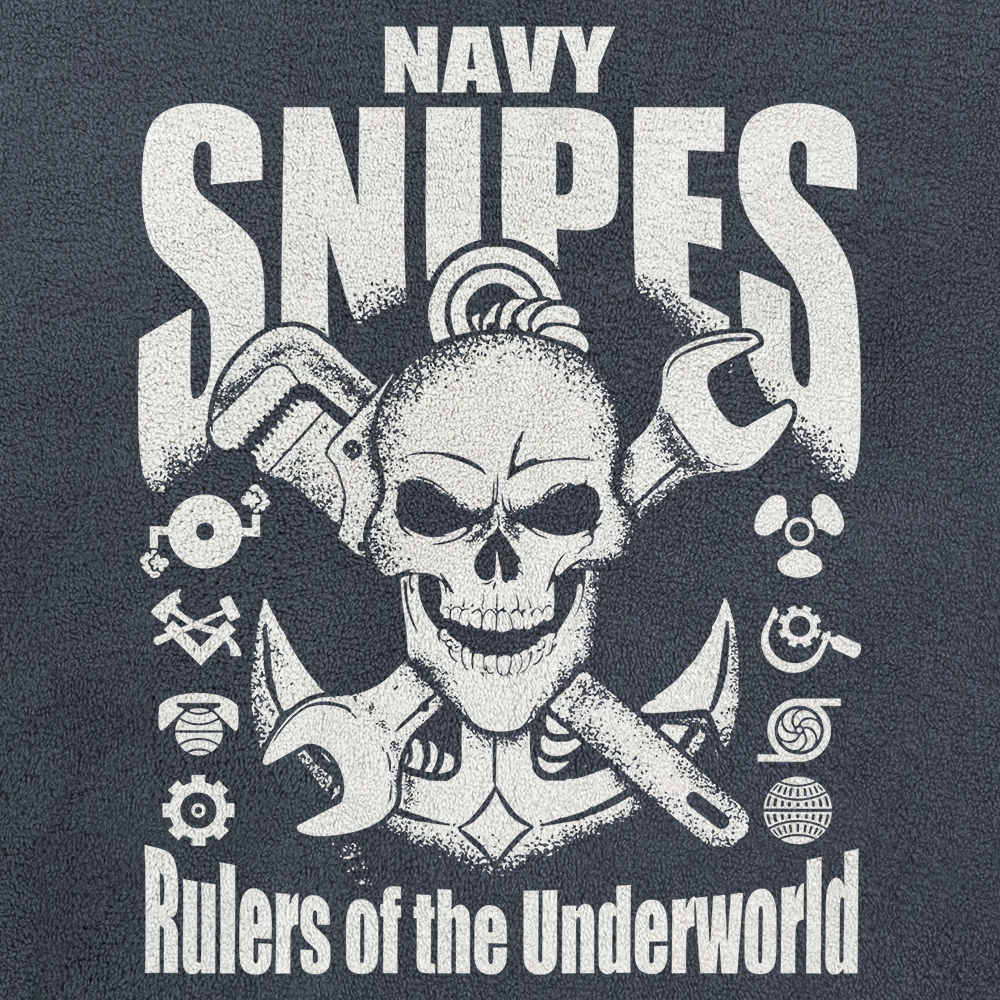 Personalizable Navy Snipes Half-Zip Raglan Sweatshirt