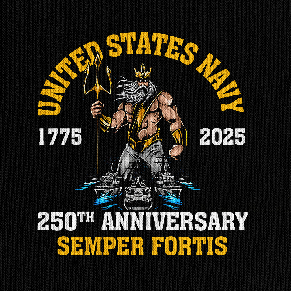 Navy 250th Anniversary Quarter Zip Hoodie