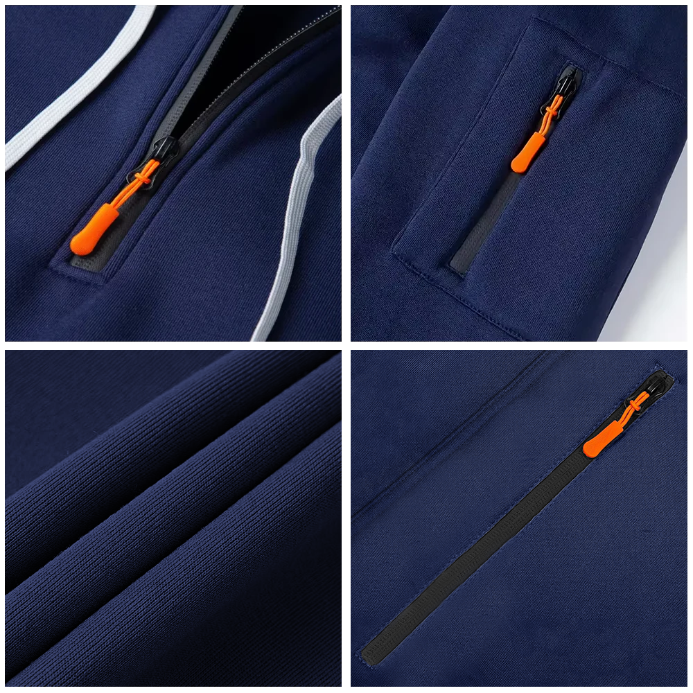 Personalizable Navy Submarine Quarter Zip Hoodie