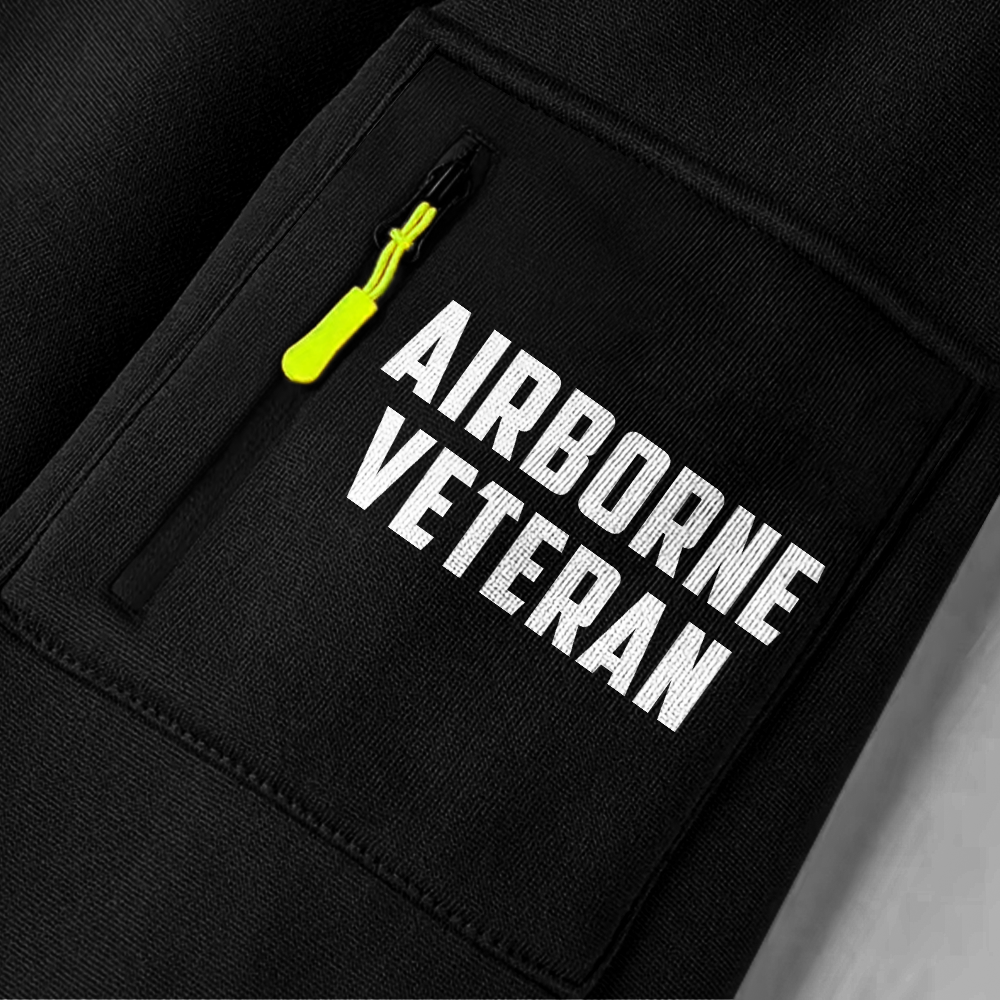 Airborne Why Did I Become a Paratrooper Quarter Zip Hoodie