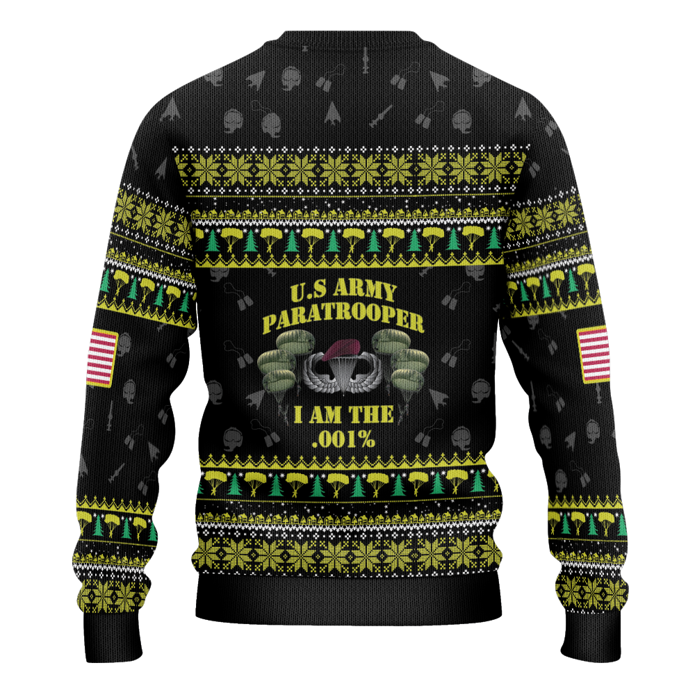 Paratrooper I'm the .001% Knitted Sweatshirt