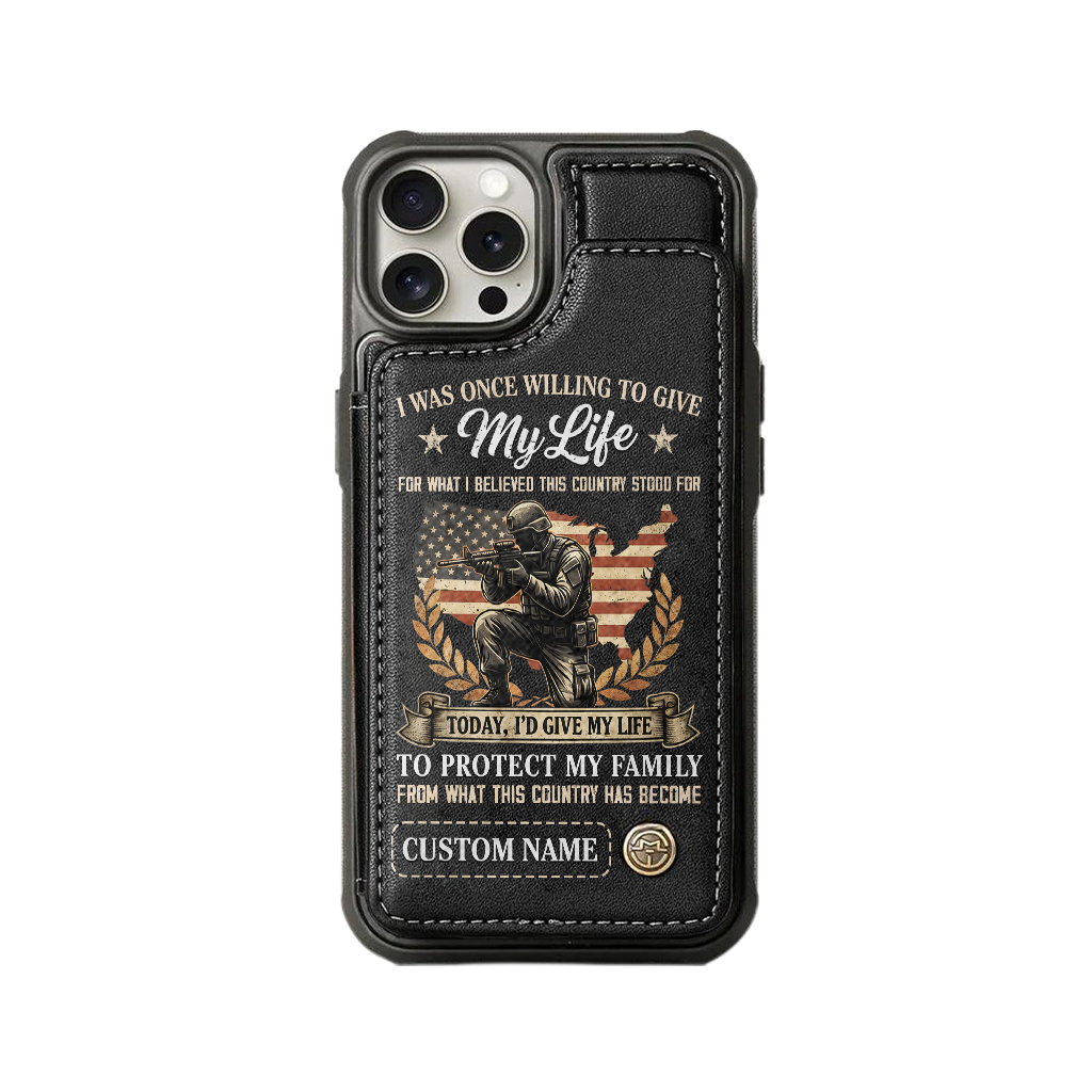 Personalizable I Was Once Willing To Give My Life Wallet Phone Case