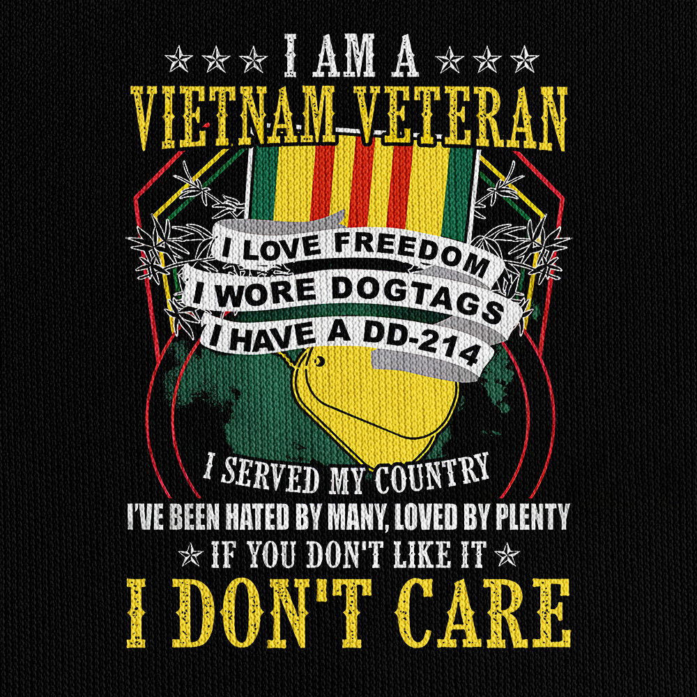 I Am a Vietnam Veteran Quarter Zip Hoodie