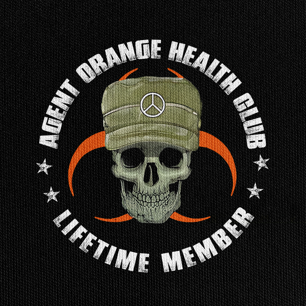 Vietnam Veteran Agent Orange Health Club Quarter Zip Hoodie