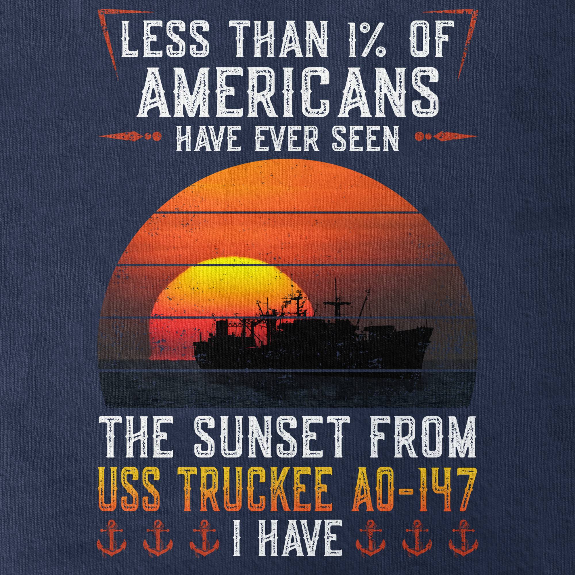 Less Than 1% USS Truckee AO-147 Classic T-shirt