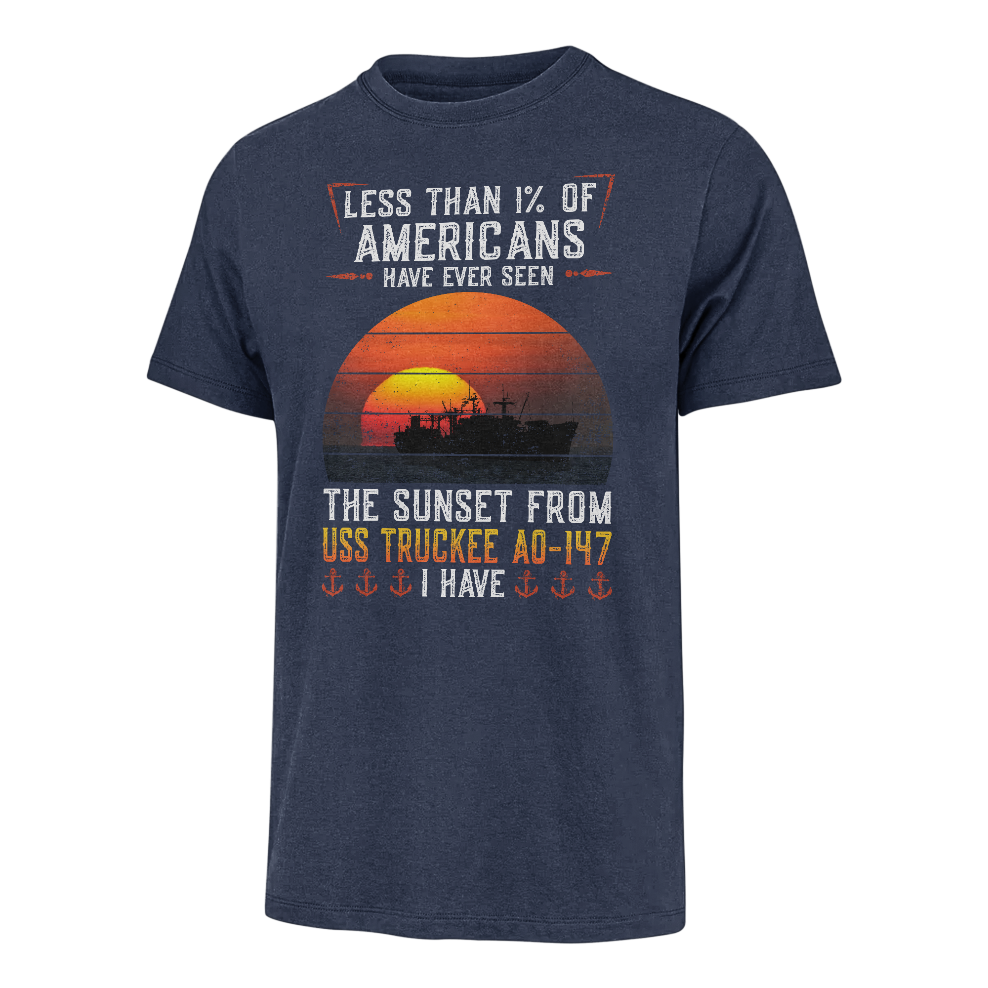 Less Than 1% USS Truckee AO-147 Classic T-shirt