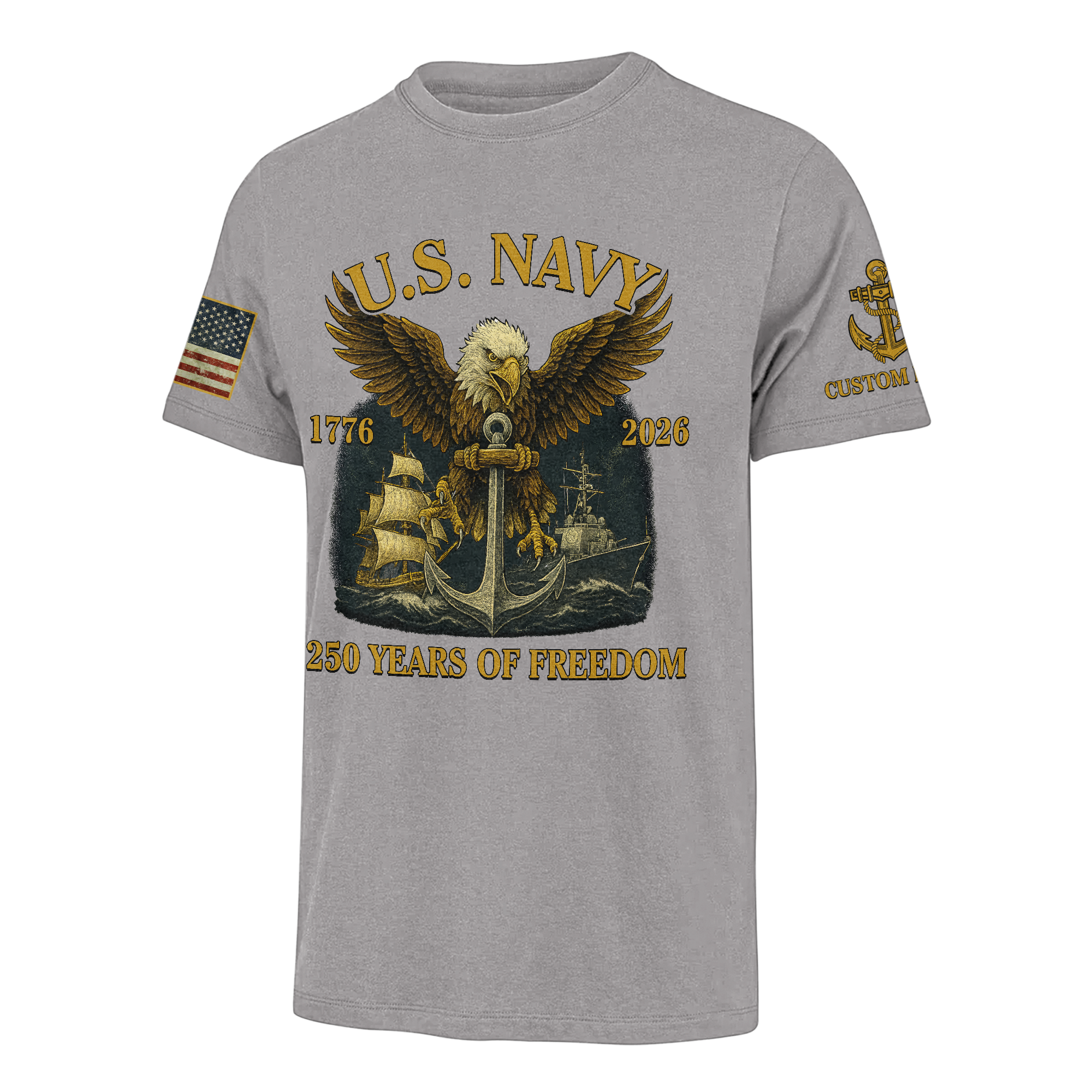 Personalizable America 250 Years Classic T-shirt