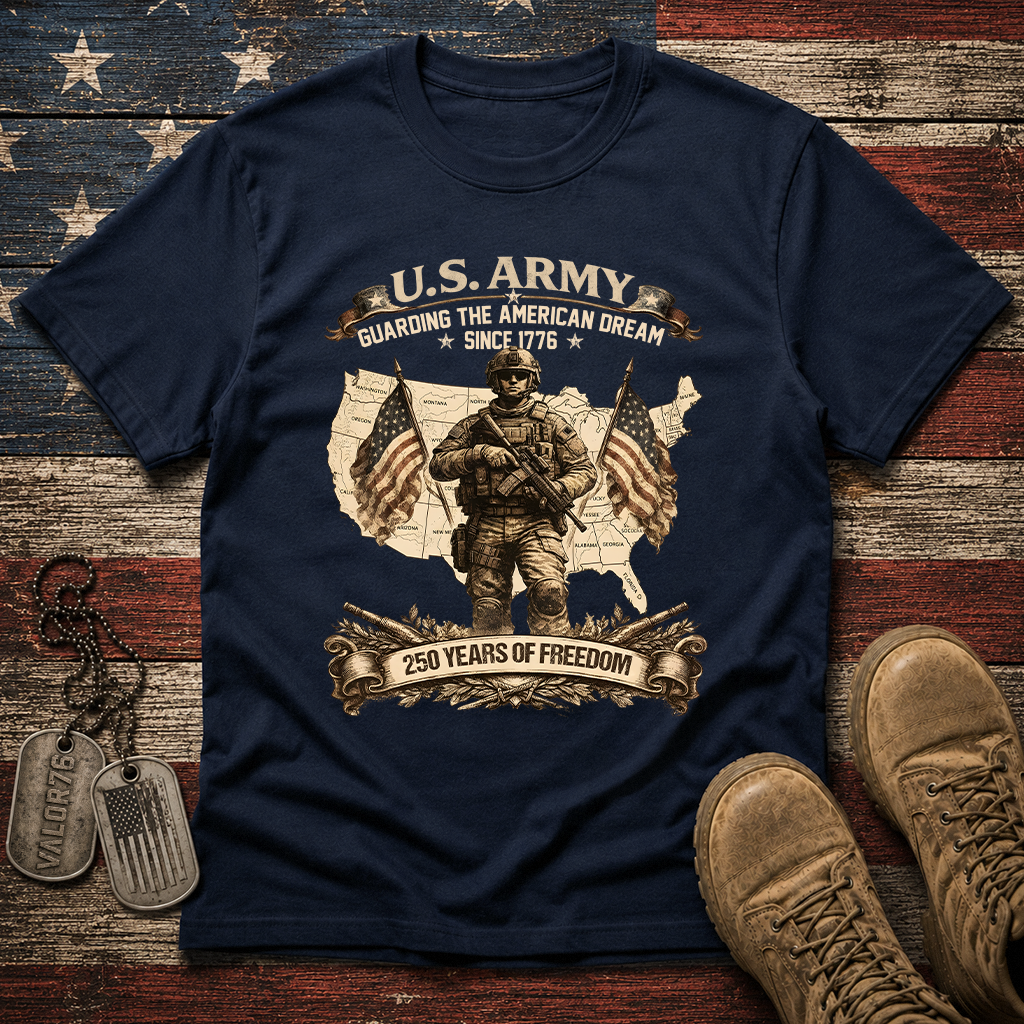 America 250 Army Guarding American Dream Classic Tee