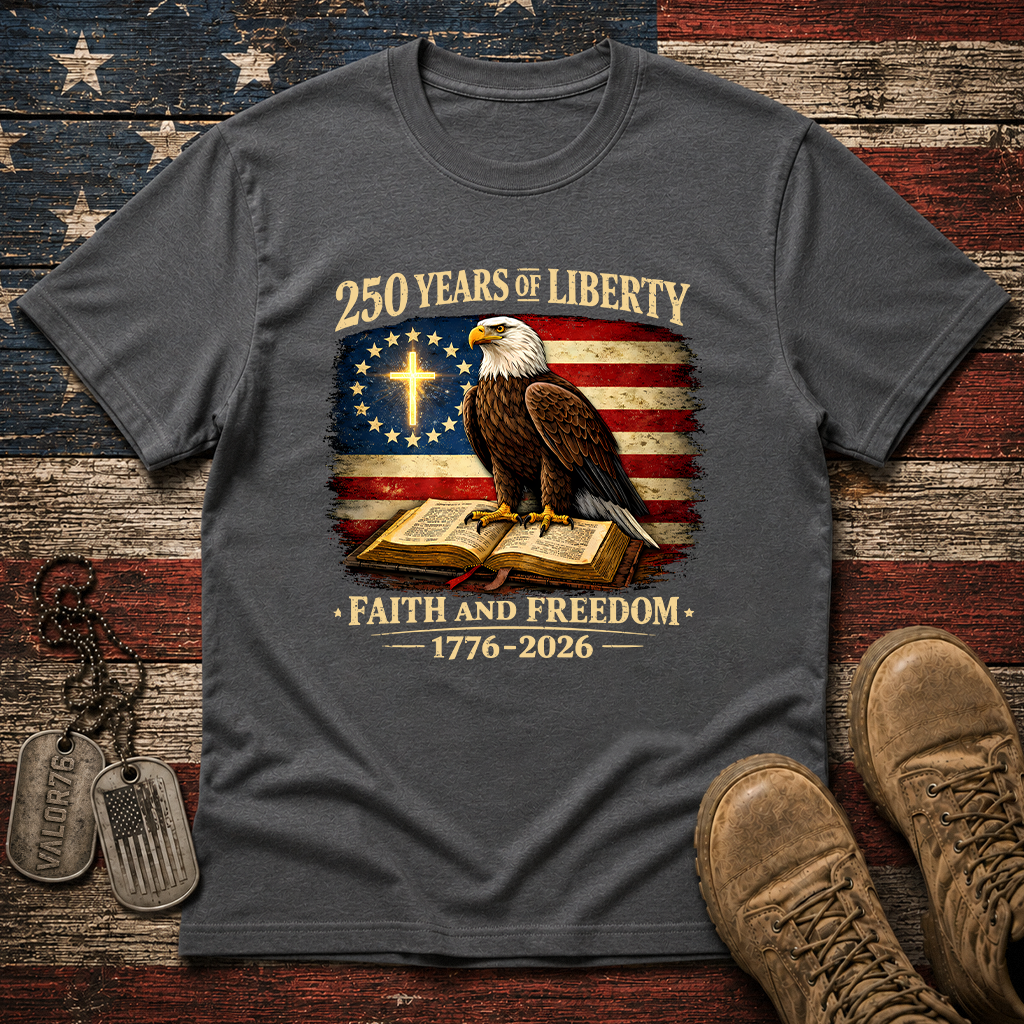 America 250 Faith And Freedom Classic Tee