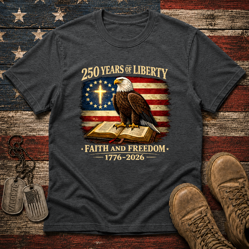 America 250 Faith And Freedom Classic Tee