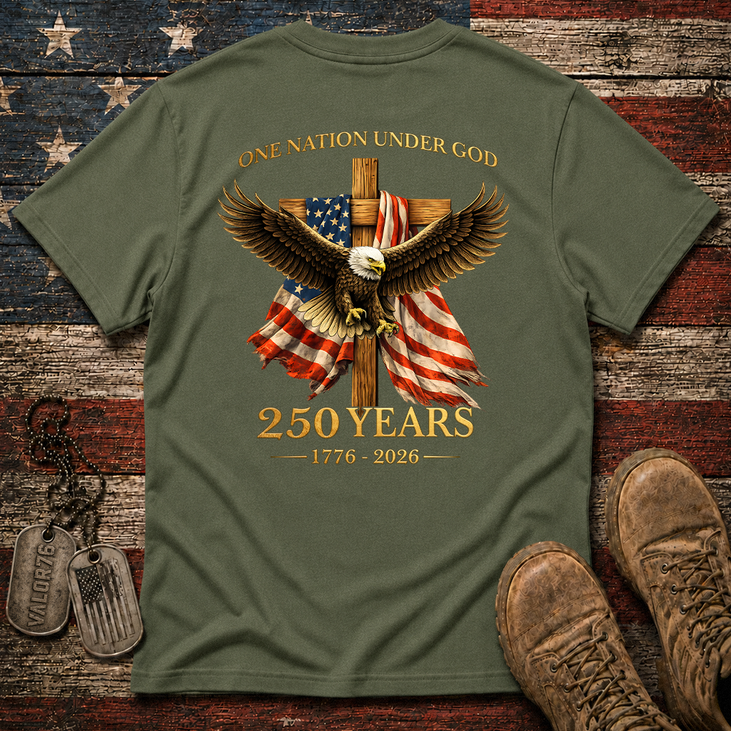America 250 One Nation Under God Classic Tee