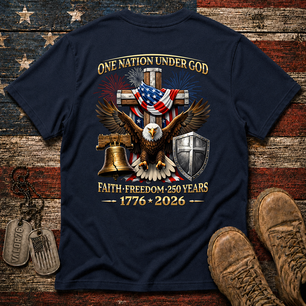 America 250 One Nation Under God Classic Tee