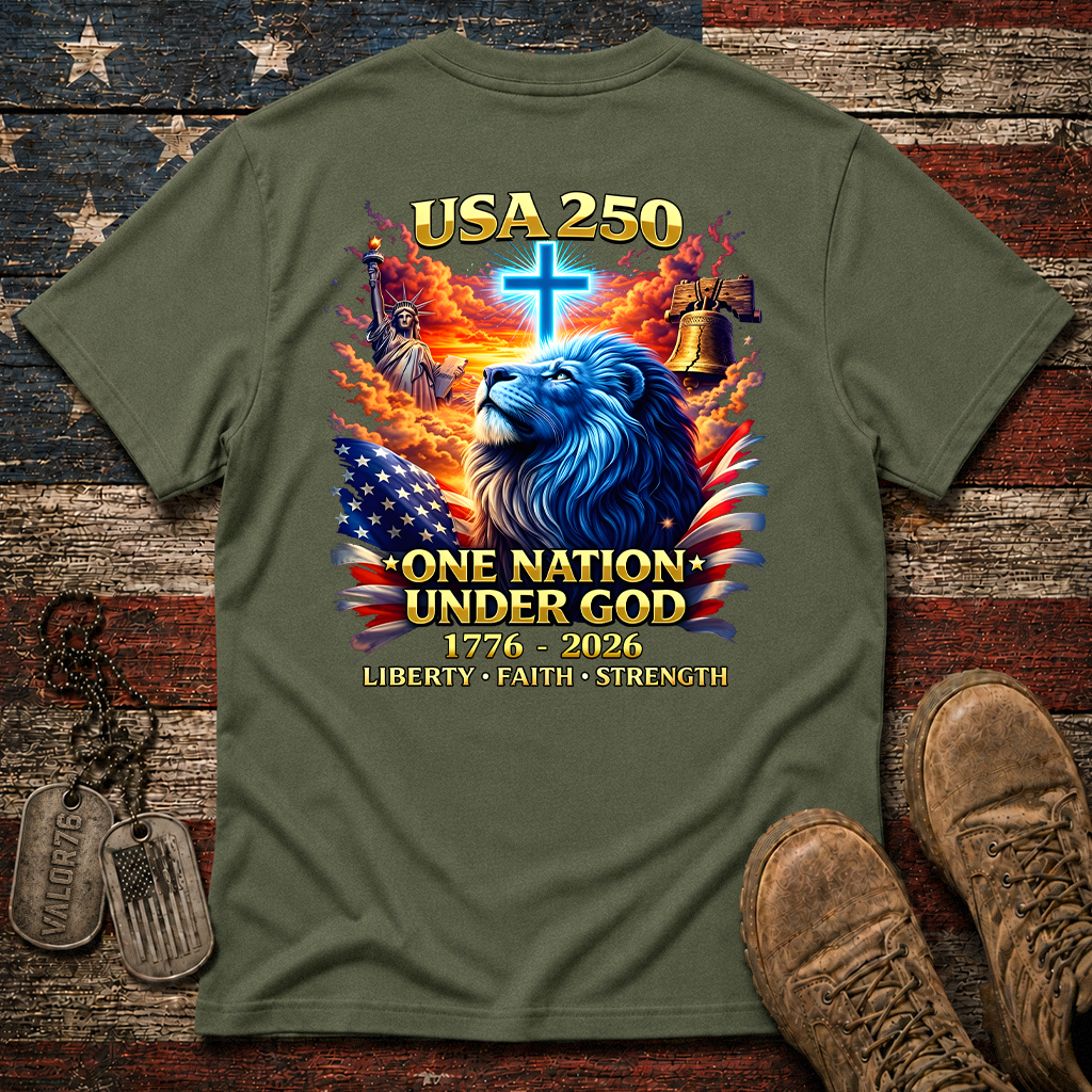America 250 One Nation Under God Classic Tee