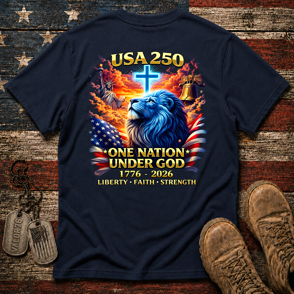 America 250 One Nation Under God Classic Tee
