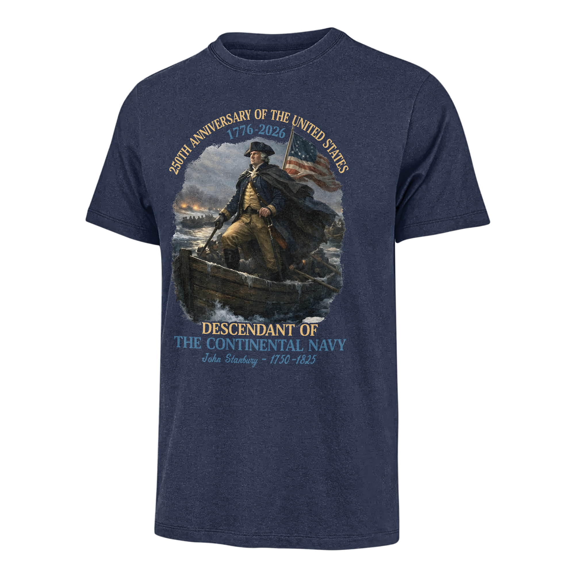 Personalizable America 250 Years Descendant Of A Patriot Classic T-shirt