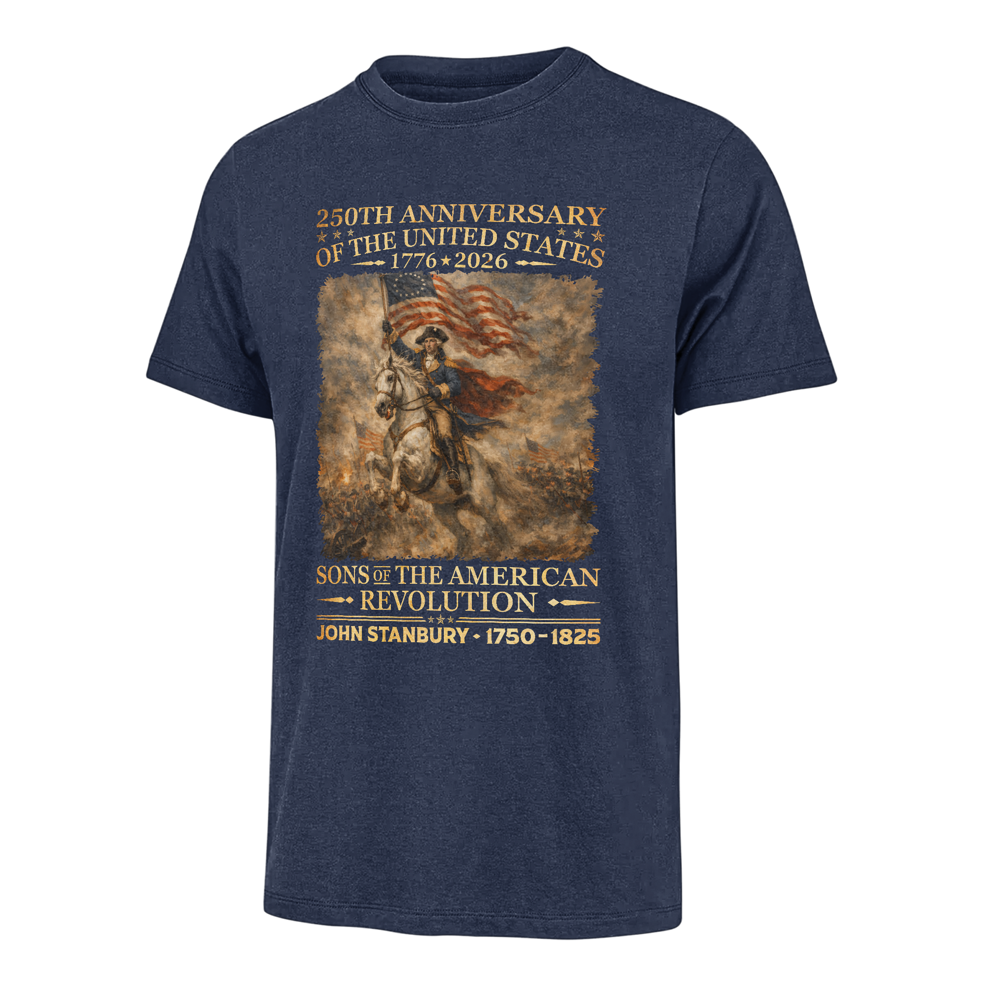 Personalizable America 250 Years Descendant Of A Patriot Classic T-shirt