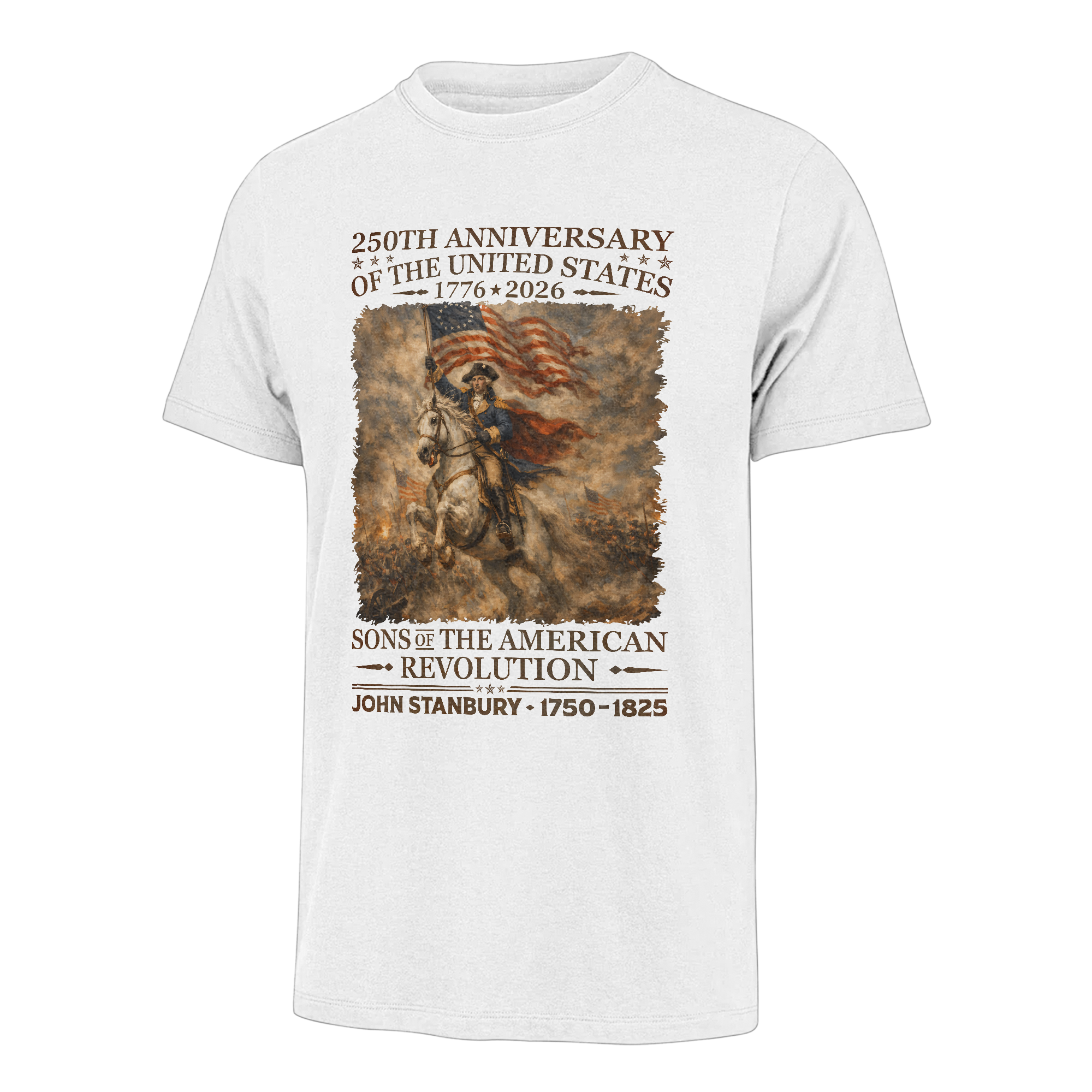 Personalizable America 250 Years Descendant Of A Patriot Classic T-shirt