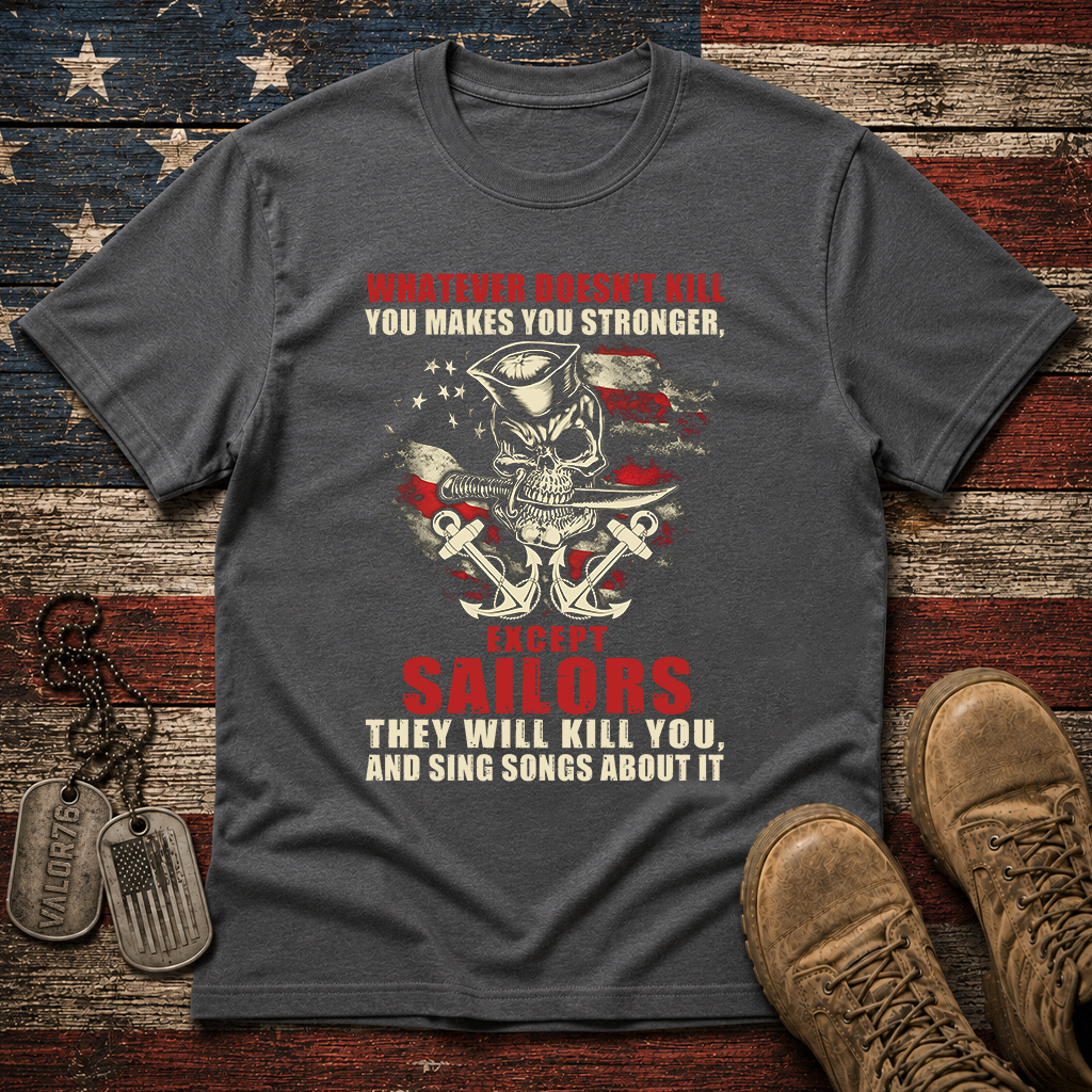Navy Makes You Stronger Classic Tee