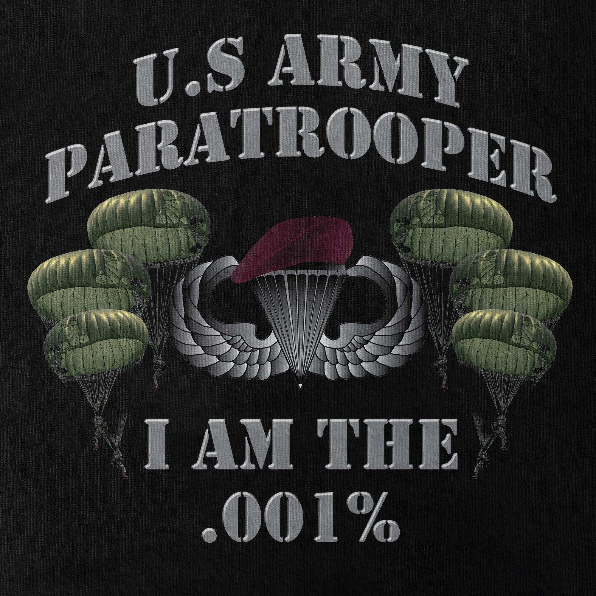 Paratrooper I Am The .001% Classic T-Shirt