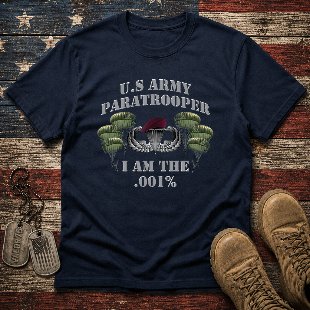 Paratrooper I Am The .001% Classic Tee