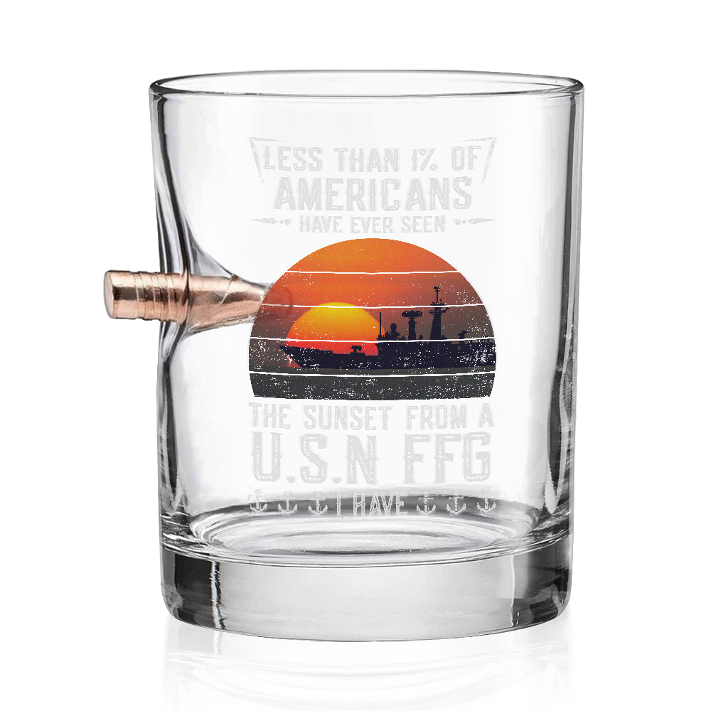 Less Than 1% FFG Bullet Whiskey Glass