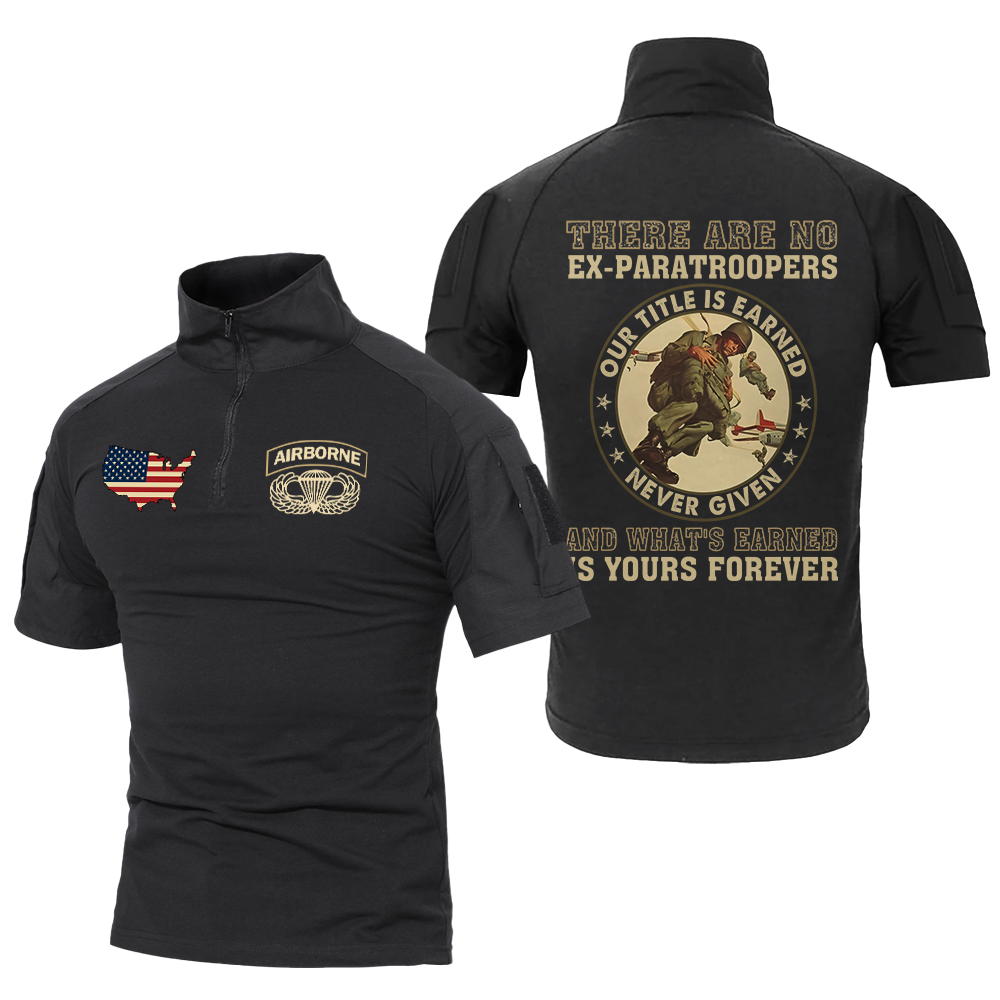 There's No Ex-Paratroopers Tactical Polo Shirt