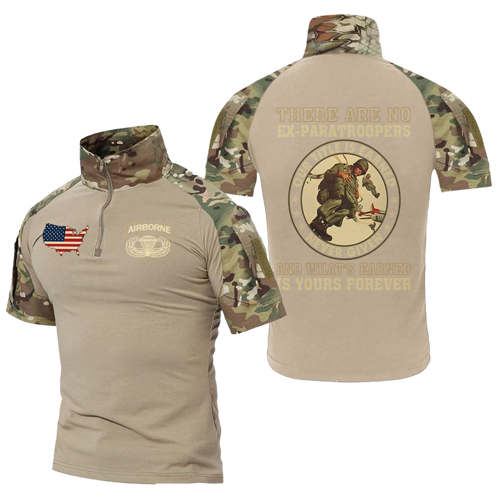 There's No Ex-Paratroopers Tactical Polo Shirt