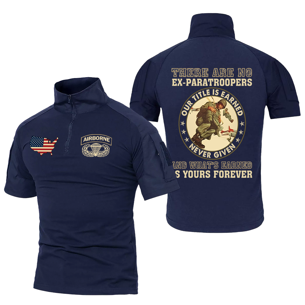 There's No Ex-Paratroopers Tactical Polo Shirt