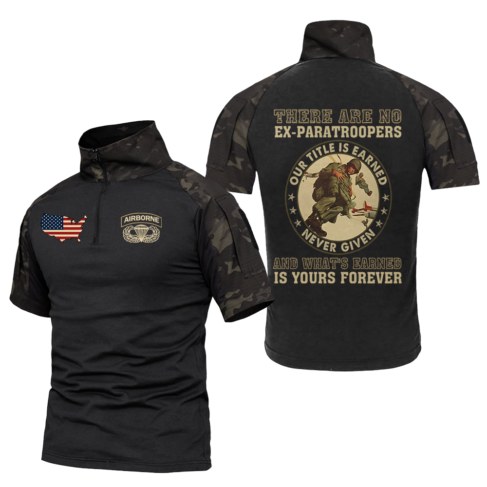 There's No Ex-Paratroopers Tactical Polo Shirt
